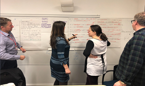 User stories helped us to articulate the needs of customers in a clear and concise way. We were able to discuss and iterate the user stories to get to what our customers really need, which in turn, helped shape their journeys.